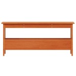 vidaXL Bancă de hol, maro ceruit, 100x28x45 cm, lemn masiv de pin vidaXL Bancă de hol, maro ceruit, 100x28x45 cm, lemn masiv de pin