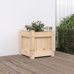 vidaXL Jardinieră de grădină, 31x31x31 cm, lemn masiv de pin vidaXL Jardinieră de grădină, 31x31x31 cm, lemn masiv de pin