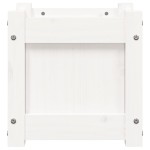 vidaXL Jardinieră de grădină, 31x31x31 cm, alb lemn masiv de pin vidaXL Jardinieră de grădină, 31x31x31 cm, alb lemn masiv de pin