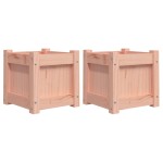 vidaXL Jardiniere de grădină, 2 buc., lemn masiv douglas vidaXL Jardiniere de grădină, 2 buc., lemn masiv douglas