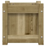 vidaXL Jardinieră de grădină, 31x31x31 cm, lemn de pin impregnat