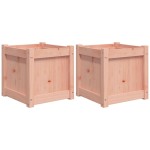 vidaXL Jardiniere de grădină, 2 buc., lemn masiv douglas vidaXL Jardiniere de grădină, 2 buc., lemn masiv douglas