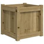 vidaXL Jardiniere de gradina , 2 buc., lemn de pin impregnat vidaXL Jardiniere de gradina , 2 buc., lemn de pin impregnat