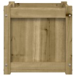 vidaXL Jardiniere de gradina , 2 buc., lemn de pin impregnat vidaXL Jardiniere de gradina , 2 buc., lemn de pin impregnat