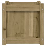 vidaXL Jardiniere de gradina , 2 buc., lemn de pin impregnat vidaXL Jardiniere de gradina , 2 buc., lemn de pin impregnat