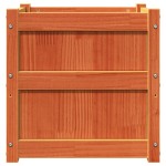 vidaXL Jardiniere de grădină, 2 buc., maro ceruit, lemn masiv de pin vidaXL Jardiniere de grădină, 2 buc., maro ceruit, lemn masiv de pin