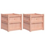 vidaXL Jardiniere de grădină, 2 buc., lemn masiv douglas vidaXL Jardiniere de grădină, 2 buc., lemn masiv douglas