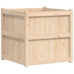 vidaXL Jardinieră de grădină, 70x70x70 cm, lemn masiv de pin vidaXL Jardinieră de grădină, 70x70x70 cm, lemn masiv de pin