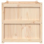 vidaXL Jardinieră de grădină, 70x70x70 cm, lemn masiv de pin vidaXL Jardinieră de grădină, 70x70x70 cm, lemn masiv de pin