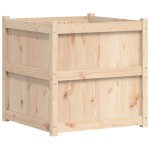 vidaXL Jardinieră de grădină, 70x70x70 cm, lemn masiv de pin vidaXL Jardinieră de grădină, 70x70x70 cm, lemn masiv de pin
