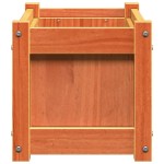 vidaXL Jardiniere de grădină, 2 buc., maro ceruit, lemn masiv de pin vidaXL Jardiniere de grădină, 2 buc., maro ceruit, lemn masiv de pin