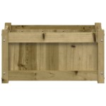vidaXL Jardiniere de gradina , 2 buc., lemn de pin impregnat vidaXL Jardiniere de gradina , 2 buc., lemn de pin impregnat