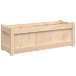 vidaXL Jardiniere de grădină, 2 buc., lemn masiv de pin vidaXL Jardiniere de grădină, 2 buc., lemn masiv de pin