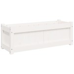 vidaXL Jardiniere de grădină, 2 buc., alb, lemn masiv de pin vidaXL Jardiniere de grădină, 2 buc., alb, lemn masiv de pin