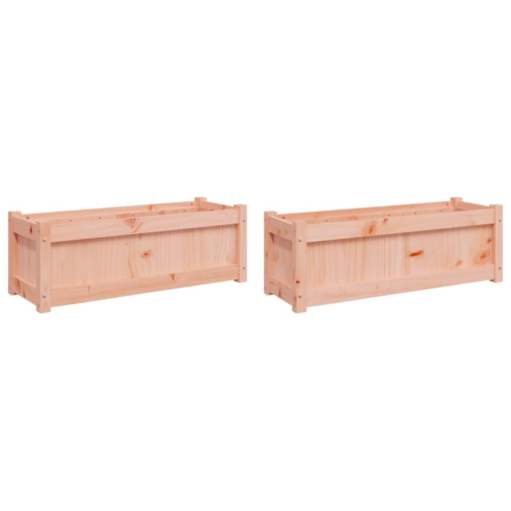 vidaXL Jardiniere de grădină, 2 buc., lemn masiv douglas