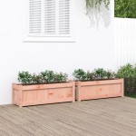 vidaXL Jardiniere de grădină, 2 buc., lemn masiv douglas vidaXL Jardiniere de grădină, 2 buc., lemn masiv douglas