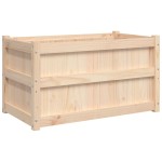 vidaXL Jardinieră de grădină, 90x50x50 cm, lemn masiv de pin vidaXL Jardinieră de grădină, 90x50x50 cm, lemn masiv de pin