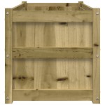 vidaXL Jardiniere de gradina , 2 buc., lemn de pin impregnat vidaXL Jardiniere de gradina , 2 buc., lemn de pin impregnat