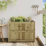 vidaXL Jardinieră de grădină, 90x50x70 cm, lemn de pin impregnat vidaXL Jardinieră de grădină, 90x50x70 cm, lemn de pin impregnat