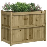 vidaXL Jardinieră de grădină, 90x50x70 cm, lemn de pin impregnat vidaXL Jardinieră de grădină, 90x50x70 cm, lemn de pin impregnat