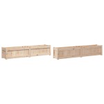 vidaXL Jardiniere de grădină, 2 buc., lemn masiv de pin vidaXL Jardiniere de grădină, 2 buc., lemn masiv de pin
