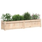 vidaXL Jardiniere de grădină, 2 buc., lemn masiv de pin vidaXL Jardiniere de grădină, 2 buc., lemn masiv de pin