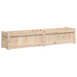 vidaXL Jardiniere de grădină, 2 buc., lemn masiv de pin vidaXL Jardiniere de grădină, 2 buc., lemn masiv de pin