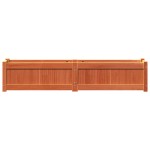 vidaXL Jardiniere de grădină, 2 buc., maro ceruit, lemn masiv de pin vidaXL Jardiniere de grădină, 2 buc., maro ceruit, lemn masiv de pin