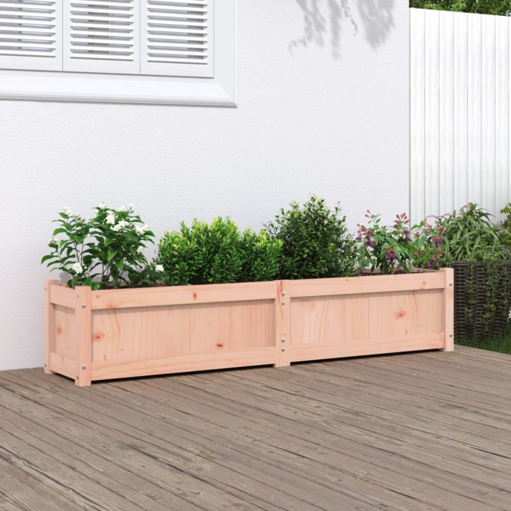 vidaXL Jardinieră de grădină, 150x31x31 cm, lemn masiv Douglas