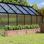 vidaXL Jardiniere de grădină, 2 buc., lemn masiv douglas vidaXL Jardiniere de grădină, 2 buc., lemn masiv douglas