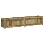 vidaXL Jardinieră de grădină, 150x31x31 cm, lemn de pin tratat vidaXL Jardinieră de grădină, 150x31x31 cm, lemn de pin tratat
