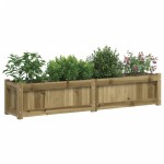vidaXL Jardiniere de gradina , 2 buc., lemn de pin impregnat