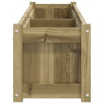 vidaXL Jardiniere de gradina , 2 buc., lemn de pin impregnat