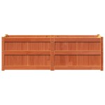 vidaXL Jardinieră de grădină, maro ceruit, 150x50x50 cm lemn masiv pin vidaXL Jardinieră de grădină, maro ceruit, 150x50x50 cm lemn masiv pin