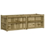 vidaXL Jardinieră de grădină, 150x50x50 cm, lemn de pin impregnat vidaXL Jardinieră de grădină, 150x50x50 cm, lemn de pin impregnat