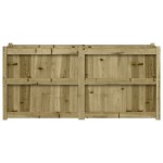 vidaXL Jardinieră de grădină, 150x50x70 cm, lemn de pin impregnat vidaXL Jardinieră de grădină, 150x50x70 cm, lemn de pin impregnat