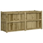 vidaXL Jardinieră de grădină, 150x50x70 cm, lemn de pin impregnat vidaXL Jardinieră de grădină, 150x50x70 cm, lemn de pin impregnat