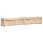 vidaXL Jardinieră de grădină, 180x31x31 cm, lemn masiv de pin vidaXL Jardinieră de grădină, 180x31x31 cm, lemn masiv de pin