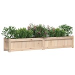 vidaXL Jardiniere de grădină, 2 buc., lemn masiv de pin vidaXL Jardiniere de grădină, 2 buc., lemn masiv de pin