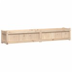 vidaXL Jardiniere de grădină, 2 buc., lemn masiv de pin vidaXL Jardiniere de grădină, 2 buc., lemn masiv de pin