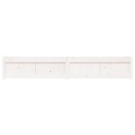 vidaXL Jardiniere de grădină, 2 buc., alb, lemn masiv de pin vidaXL Jardiniere de grădină, 2 buc., alb, lemn masiv de pin