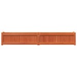 vidaXL Jardiniere de grădină, 2 buc., maro ceruit, lemn masiv de pin vidaXL Jardiniere de grădină, 2 buc., maro ceruit, lemn masiv de pin