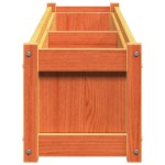 vidaXL Jardiniere de grădină, 2 buc., maro ceruit, lemn masiv de pin vidaXL Jardiniere de grădină, 2 buc., maro ceruit, lemn masiv de pin