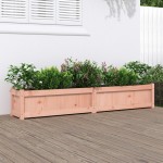 vidaXL Jardinieră de grădină, 180x31x31 cm, lemn masiv Douglas vidaXL Jardinieră de grădină, 180x31x31 cm, lemn masiv Douglas