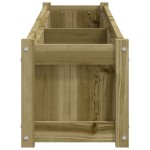 vidaXL Jardinieră de grădină, 180x31x31 cm, lemn de pin tratat vidaXL Jardinieră de grădină, 180x31x31 cm, lemn de pin tratat