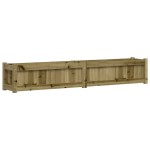 vidaXL Jardinieră de grădină, 180x31x31 cm, lemn de pin tratat vidaXL Jardinieră de grădină, 180x31x31 cm, lemn de pin tratat