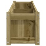 vidaXL Jardiniere de gradina , 2 buc., lemn de pin impregnat vidaXL Jardiniere de gradina , 2 buc., lemn de pin impregnat