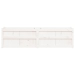 vidaXL Jardinieră de grădină, alb, 180x50x50 cm, lemn masiv de pin vidaXL Jardinieră de grădină, alb, 180x50x50 cm, lemn masiv de pin