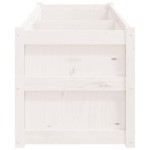 vidaXL Jardinieră de grădină, alb, 180x50x50 cm, lemn masiv de pin vidaXL Jardinieră de grădină, alb, 180x50x50 cm, lemn masiv de pin