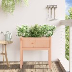 vidaXL Jardinieră de grădină cu picioare 70x31x70cm lemn masiv Douglas
